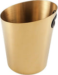 Ice Buckets Stainless Steel Ice Bucket 5L Golden Champagne and Wine Bucket Cooler Ice Buckets for Drinks and Parties Insulated Ice Bucket