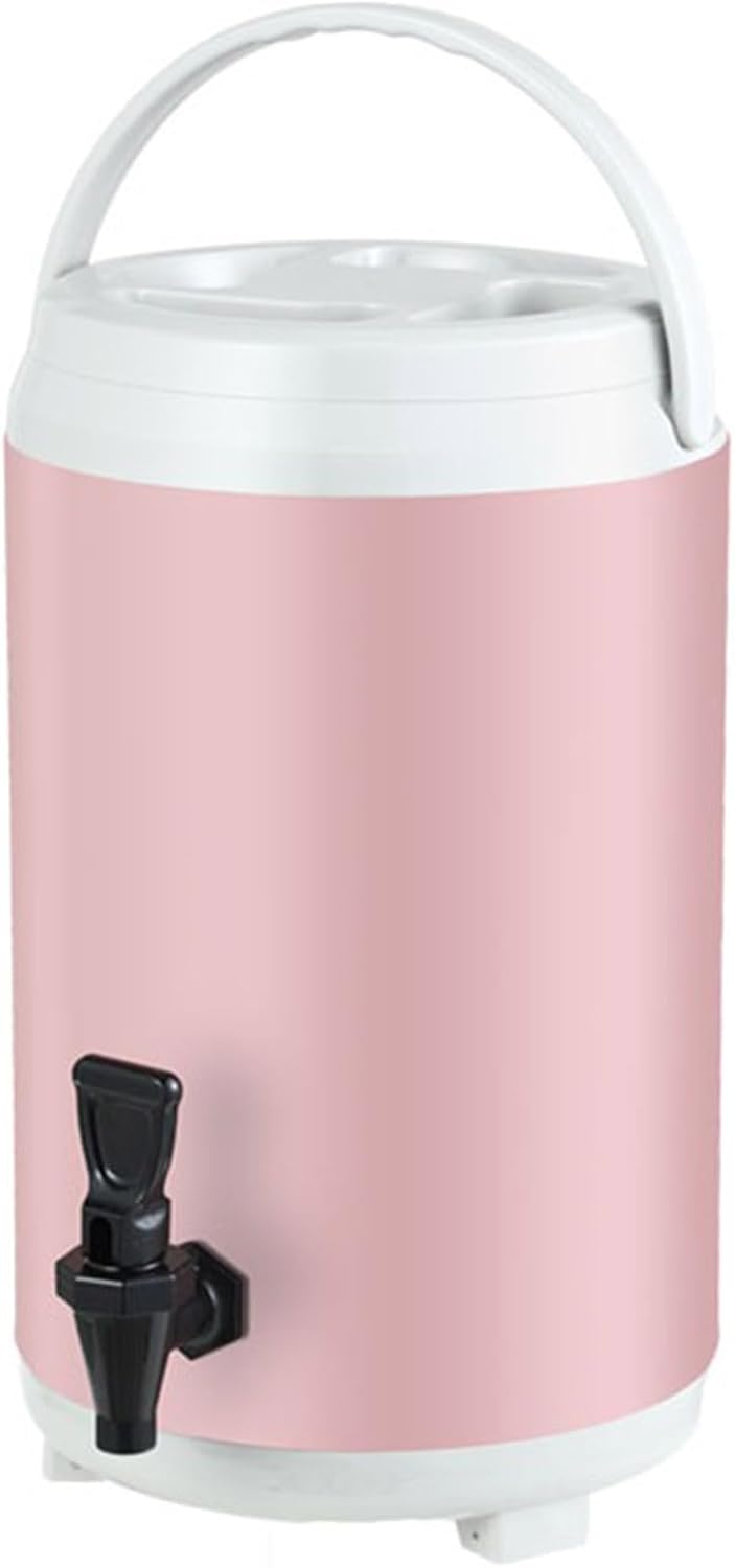 Catering Urn Hot Water Dispenser with Faucet, Stainless Steel Insulated Beverage Dispenser Commercial Milk Tea Barrel,Cold & Hot Drinks Dispenser Container Beer Server for Coffee Restaurant Drink Sh