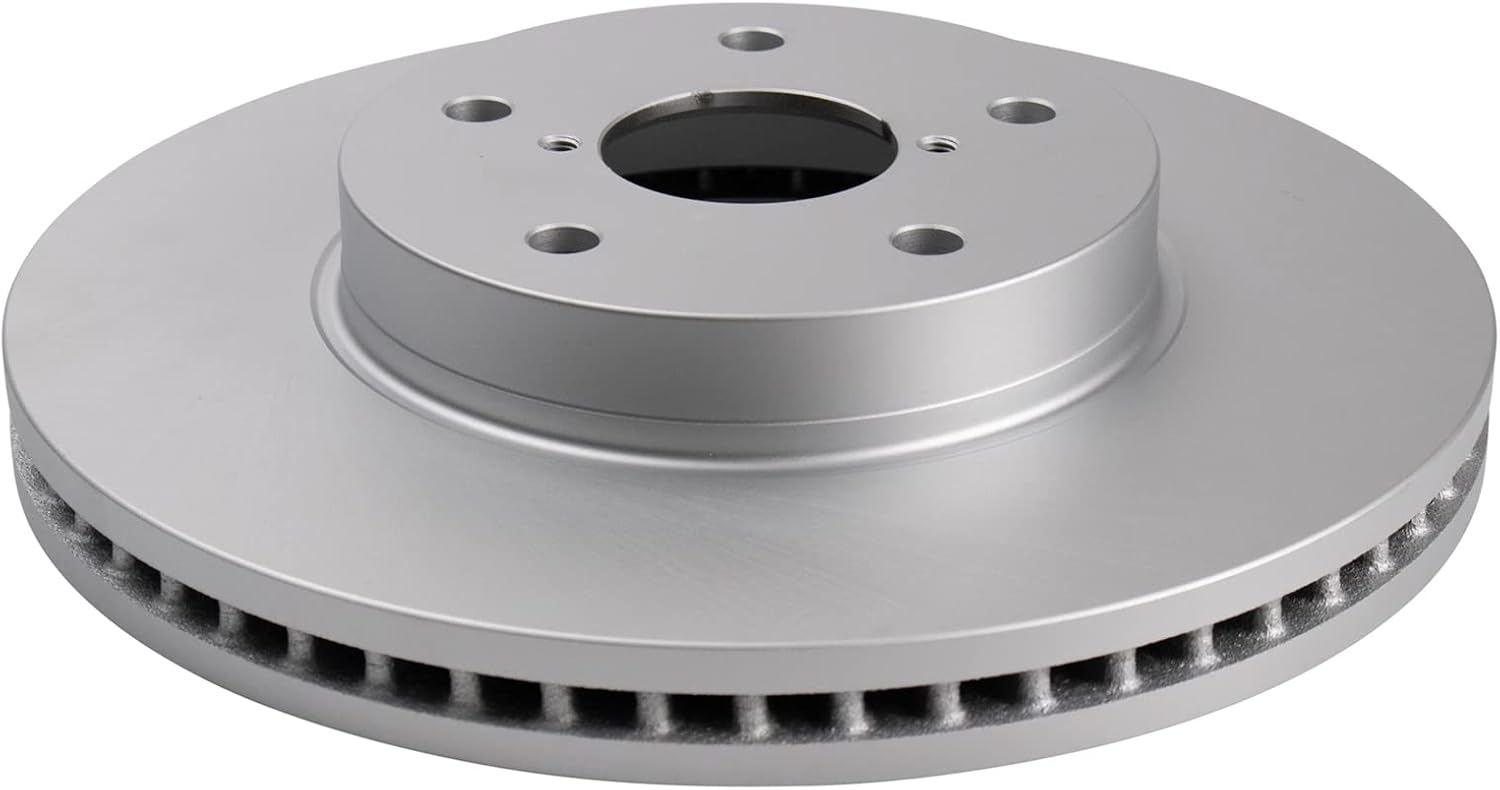 TRQ Front Brake Pad and Rotor Set Ceramic Coated Vented Rotors Compatible with 2016-2019 Subaru Legacy