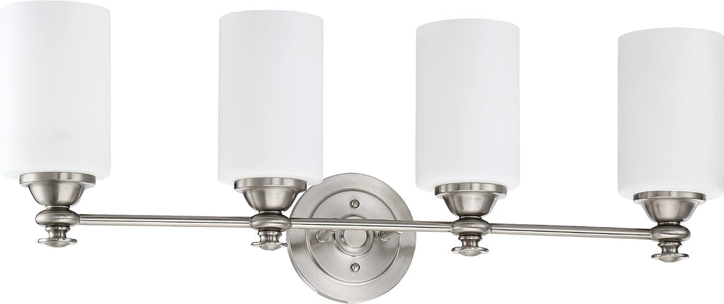 Craftmade Dardyn 4 Light Vanity Brushed Polished Nickel