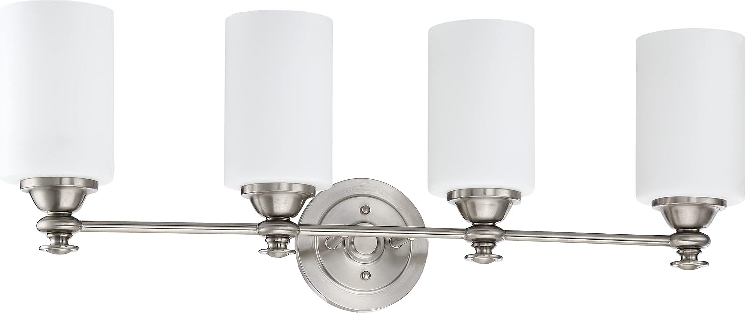 Craftmade Dardyn 4 Light Vanity Brushed Polished Nickel