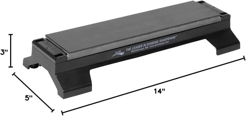 Diamond Machining Technology (DMT) 12-Inch Dia-Sharp Bench Stone Extra Fine / Fine with Base (D12EF-WB)