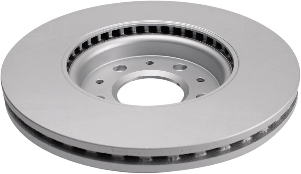 TRQ Front Ceramic Brake Pad and Rotor Set Coated Compatible with 18-20 Chevrolet Equinox L4 1.5L with 300mm Diameter Front Rotors 16-19 Chevrolet Malibu