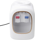 Yosoo Hot Cold Water Dispenser, Professional Dual Use Safe Efficient Small Countertop Water Cooler for Home and Office Stainless Steel Liner Heating