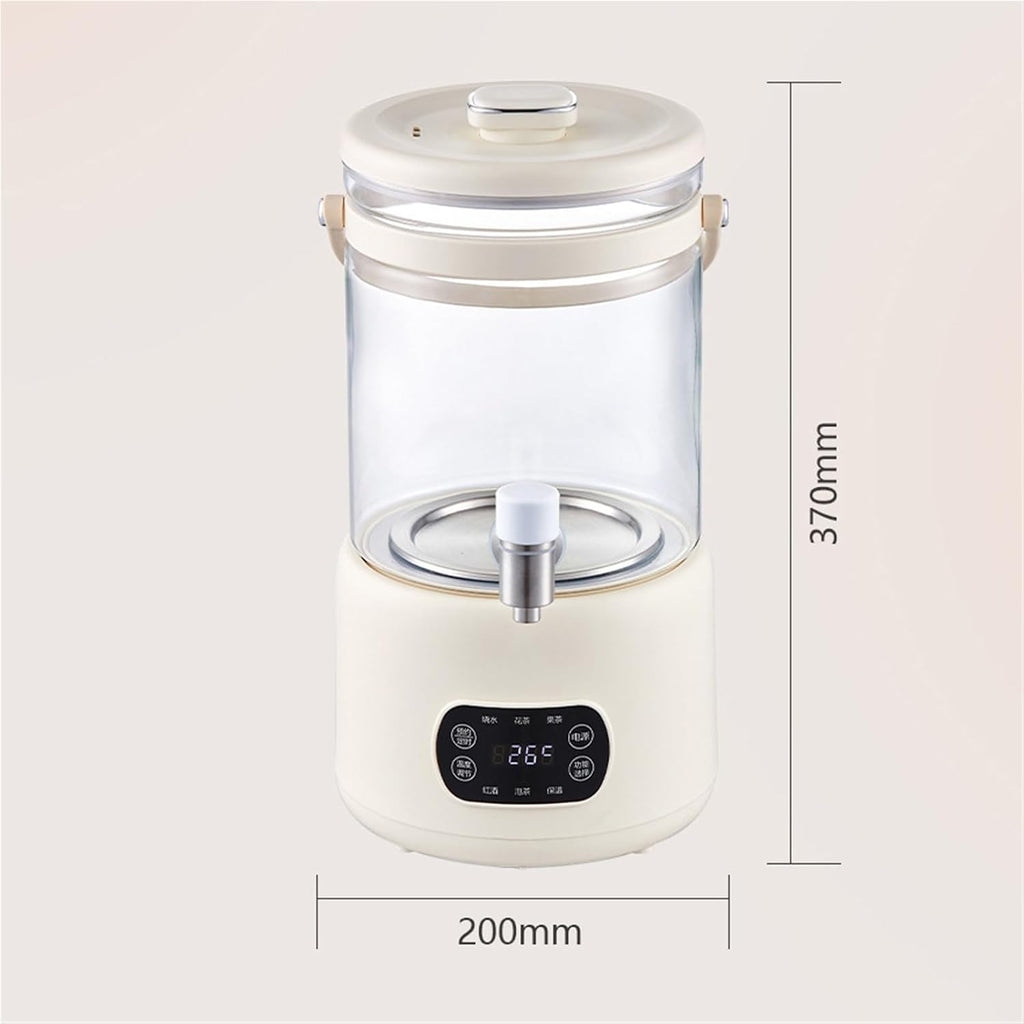 3L Glass Electric Kettle With Touchscreen,Health Pot With Strainer,Adjustable 40–90°C Temperature, 24-Hour Heat Retention, High Borosilicate Glass Body With Detachable Tea Infuser For Brewing