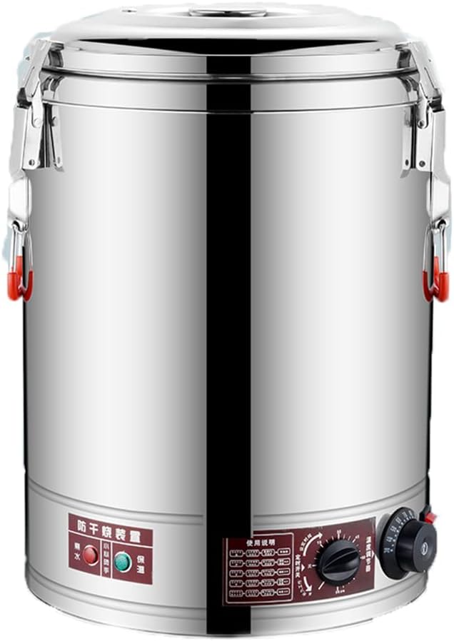 50L Commercial Electric Hot Water Urn, Stainless Steel Insulated Tea Urn, Large Capacity Catering Beverage Dispenser for Restaurants, Events & Parties