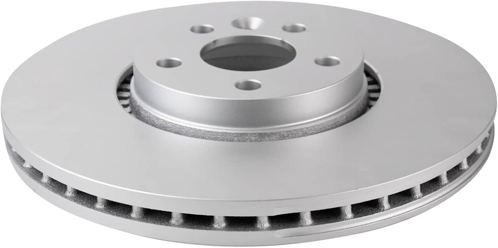 TRQ Front Brake Pad and Rotor Set Ceramic G Coated Rotors Compatible with 2011-2015 Volvo XC60