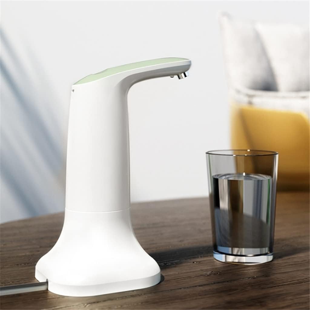 Electric Smart Water Bottle Dispenser Portable Automatic Drinking Pump with Base and LED Night Light