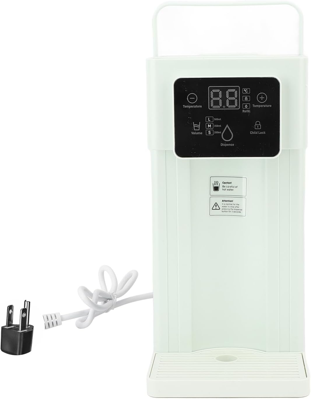 Hot Water Dispenser, Electric Tea Kettle with 7 Temperature, Rapid Heating Self Water Boiler Maker with Night Light Design, 3L Water (US Plug 110V)
