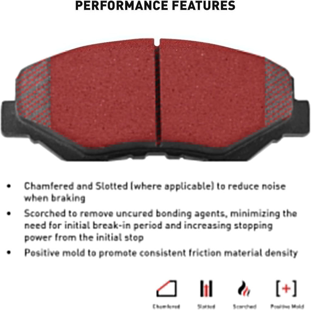 Dynamic Friction Company Front Brakes and Rotors| Automotive Replacement Brake Kits| Front Heavy Duty Brake Pads and Rotors Kit| Fits 1991-1996 Dodge Dakota