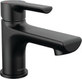 Peerless P1512LF-BL-M-0.5 Flute Bathroom Faucet, 0.5 GPM Flow Rate, Matte Black