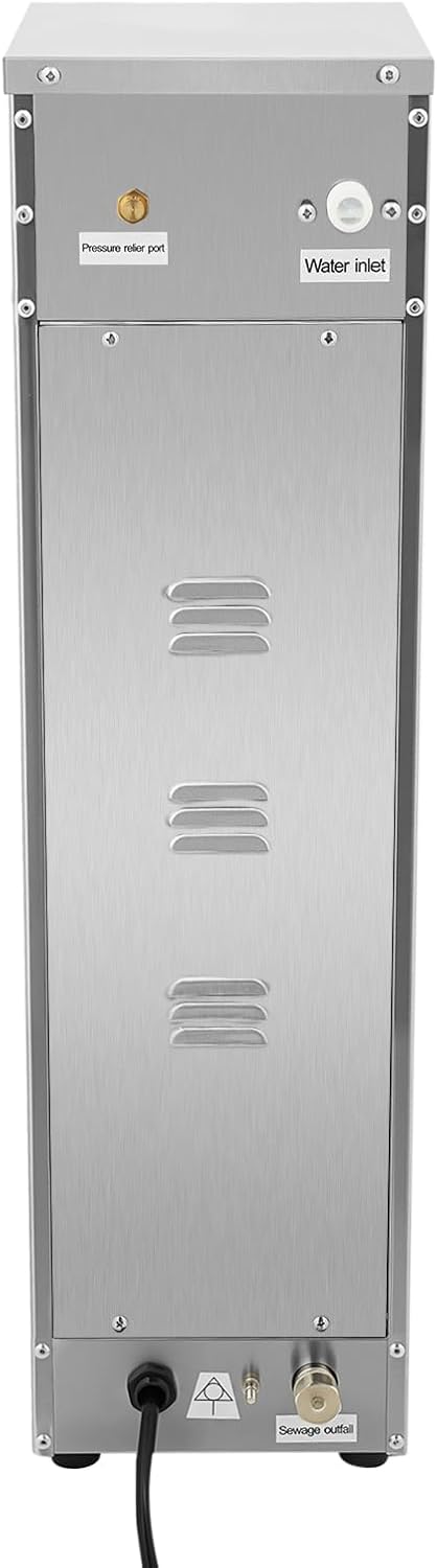 3000W Commercial Hot Water Dispenser, 30L Electric Water Boiler 13.2Gal/H Countertop Hot Water Machine with Step Heating & 24H Timer, 86-206°F Temperature Control for Restaurant, Home, Boba Tea
