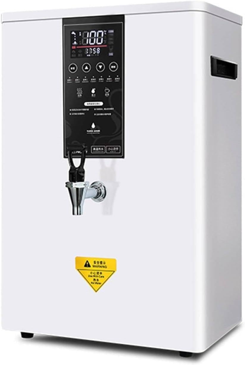 50L/60L/80L Instant Hot Water Dispensers, 3000W Commercial Automatic Water Heater with LCD Smart Control Panel, Fast Boiling Water, For Restaurants, Coffee Shops, Bars, Milk Tea Shops,60L-White