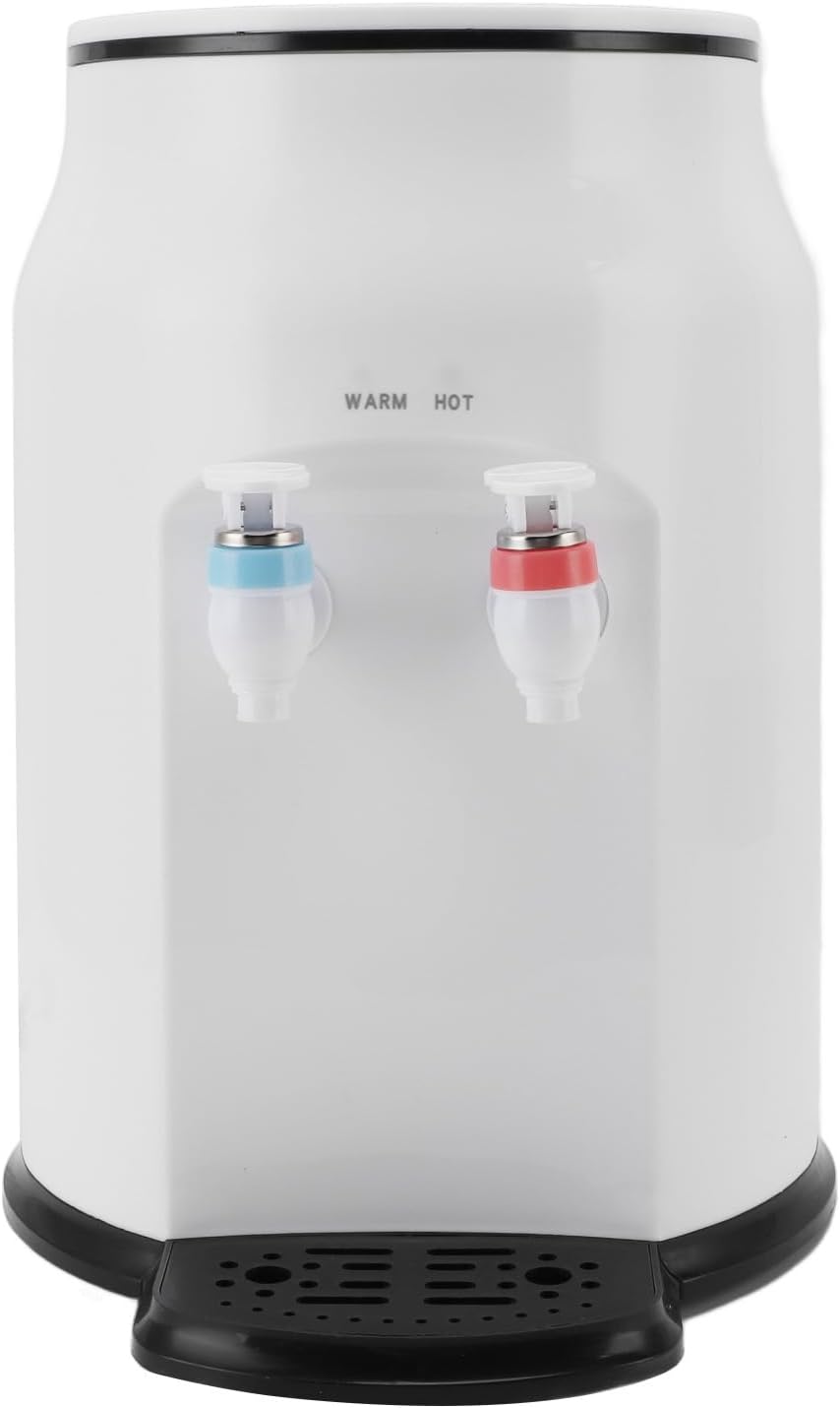 Countertop Water Dispenser, 500W Electric Hot Water Dispenser, Top Loading, 85 to 95°C Hot Water, ABS Material, US Plug 110V, 9.4x13.4in Size