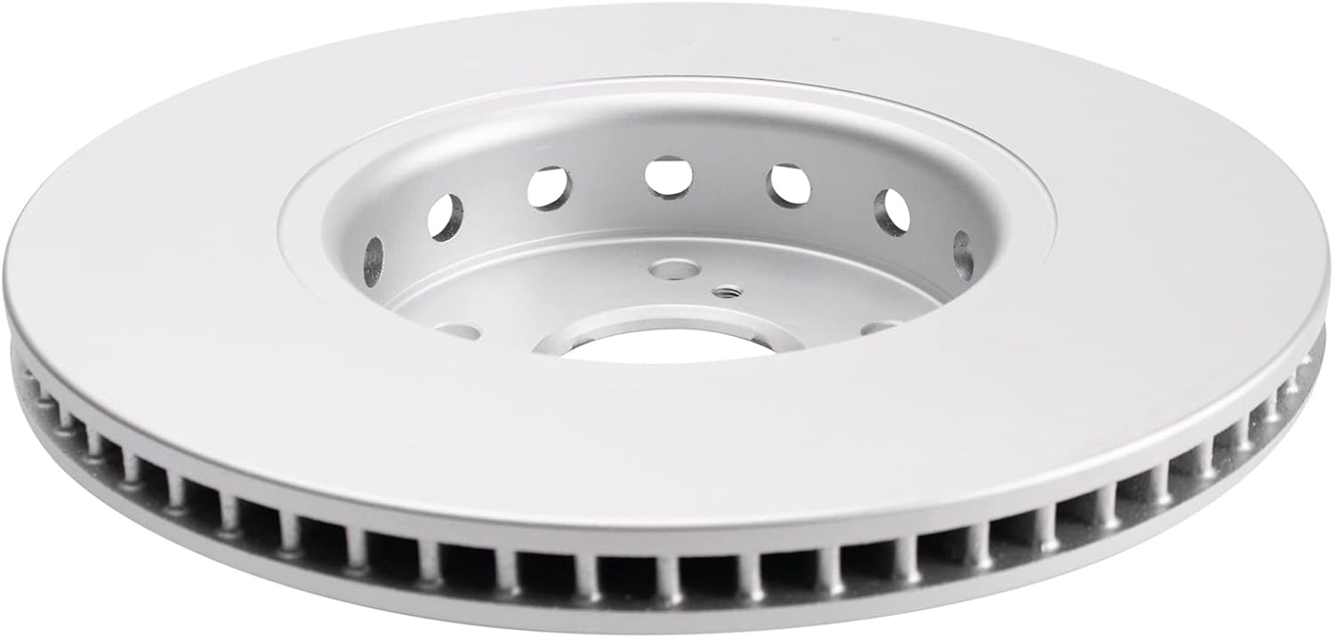 TRQ Front Brake Pad and Rotor Set Ceramic Coated Vented Rotors Compatible with 2016 Acura ILX 2013-2018 RDX