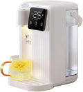 2000W Countertop Hot Water Dispenser, 3L Electric Water Boiler with3-Second Instant Heating, Built-in Filter & Adjustable TemperatureSmart Touch Screen, Without Filter,White