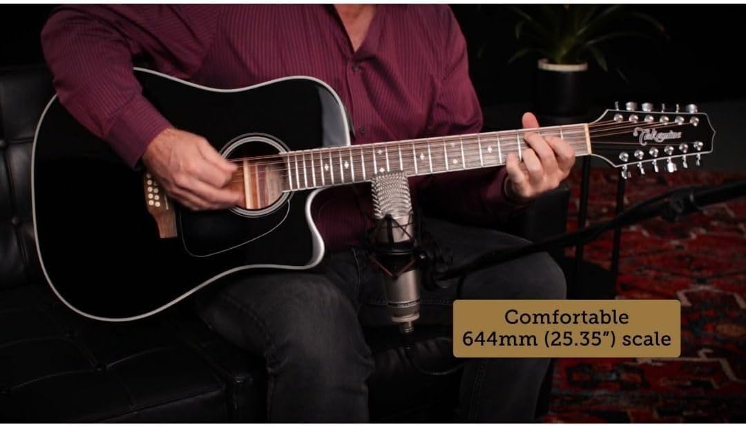 Takamine GD-35CE PW 12-string Acoustic-electric Dreadnought - Pearl White