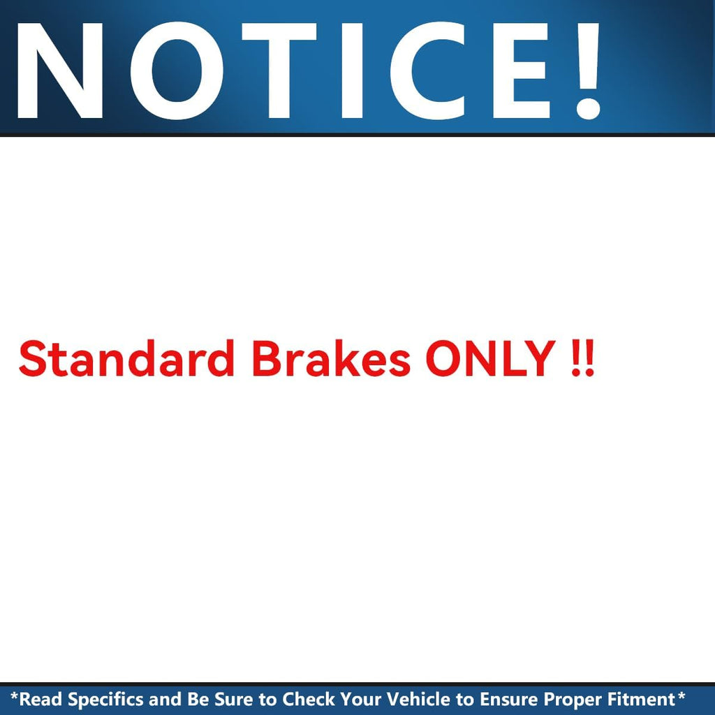 Detroit Axle - 8pc Brake Kit for 2013-2019 Cadillac ATS, Disc Brake Rotors Ceramic Brakes Pads with Hardware Replacement: 11.81' inch Front and 12.40' inch Rear Rotor