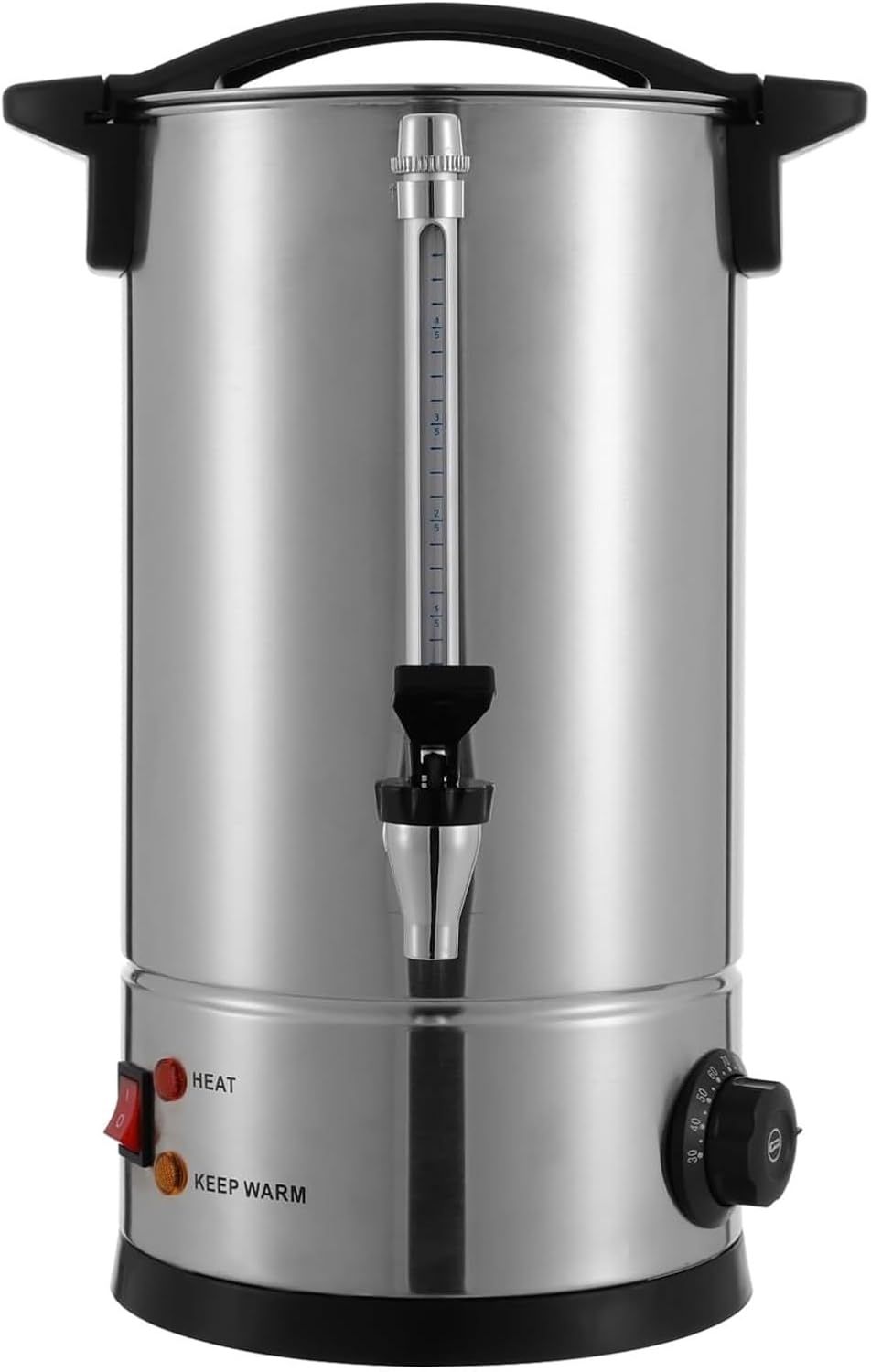 Hot Water Urn Pot Insulated Stainless Steel, Hot Water Dispenser Electric Water Boiler and Warmer Stainless Steel Interior 86-230℉ Temp Adjustable