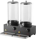 Electric Insulated Drink Dispenser, Beverage Dispenser with Spigot for Hot Tea, Coffee, Cold Milk, Water, Juice, Cafeteria,Transparent style-14L