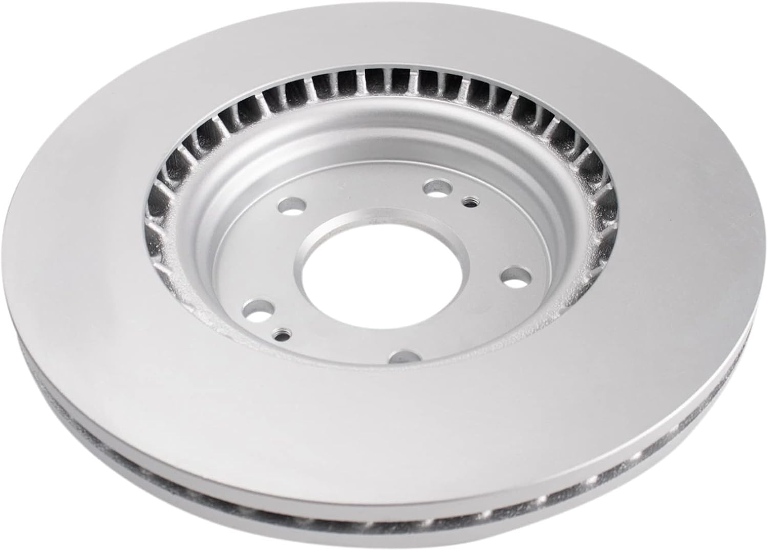 TRQ Front Brake Pad and Rotor Set Ceramic Vented Rotors Compatible with 2015-2019 Hyundai Sonata 2021-2024 Kona Electric 2016-2020 Kia Optima