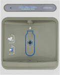 Wall Mounted Bottle Filling Station and Water Dispenser with Hands-Free Sensor, 5-6.82L/Min Flow & Filter - Grey Stainless Steel for Home Office Gym
