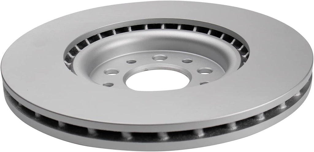 TRQ Front Ceramic Brake Pad and Rotor Set Coated Compatible with 2016-2021 Jeep Cherokee with 330 mm Diameter Front Rotors with Dual Piston Calipers