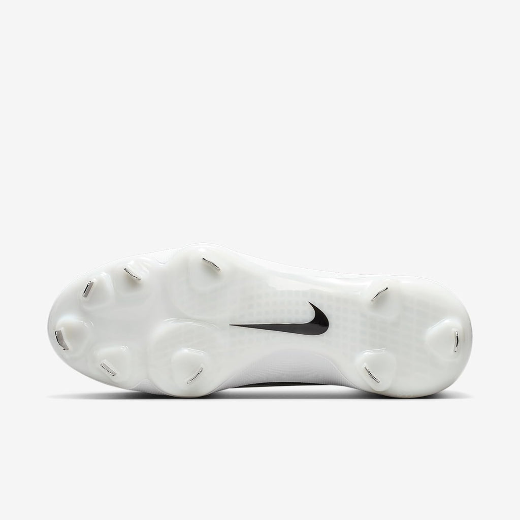 Nike Diamond Showcase MTL Baseball Cleats (White/Black)