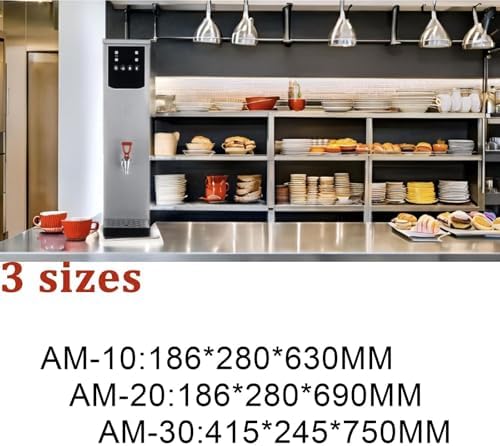 10L Commercial Hot Water Dispenser with Filter - Fast Heating Countertop Boiler for Tea, Coffee, Desserts in Hotels & Cafés - Automatic Hot Water Machine