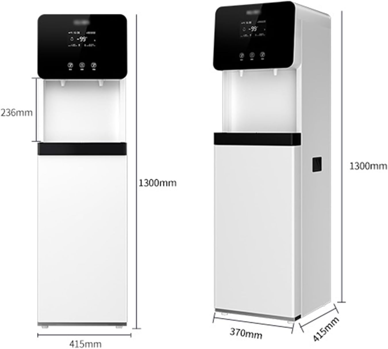 Water Dispenser Commercial Vertical Water Dispenser Office Direct Water Dispenser Cold and Hot Integrated Intelligent Automatic Electric Water Purifier Water Cooler