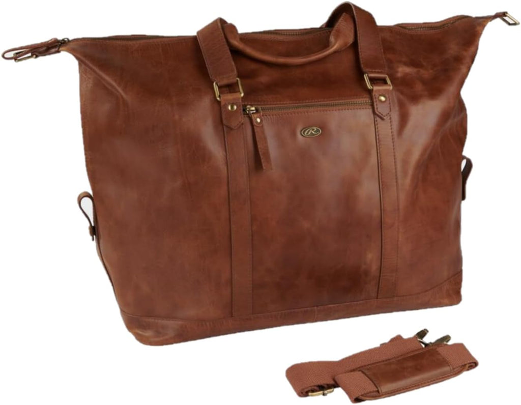 Rawlings | Leather Weekender Duffle Bag Collection | Genuine Leather | Multiple Styles & Colors
