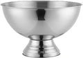 Ice Buckets 13.5L Stainless Steel Insulated Metal Ice Bucket, Large Ice Buckets for Parties, Beverage Tub/Ice Bucket Champagne Buckets for Business and Family Party Insulated Ice Bucket ( Color : Silv