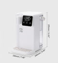 2000W Countertop Hot Water Dispenser, 3L Electric Water Boiler with3-Second Instant Heating, Built-in Filter & Adjustable TemperatureSmart Touch Screen, Without Filter,Black
