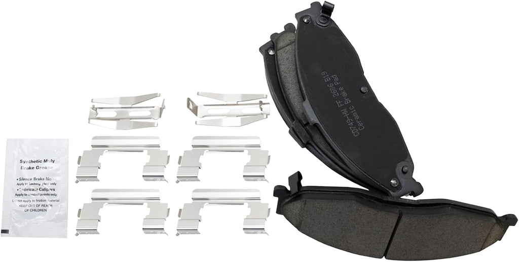 TRQ Front Brake Pad and Rotor Set Ceramic Vented Rotors Compatible with 1998-2002 Chevrolet Camaro Pontiac Firebird