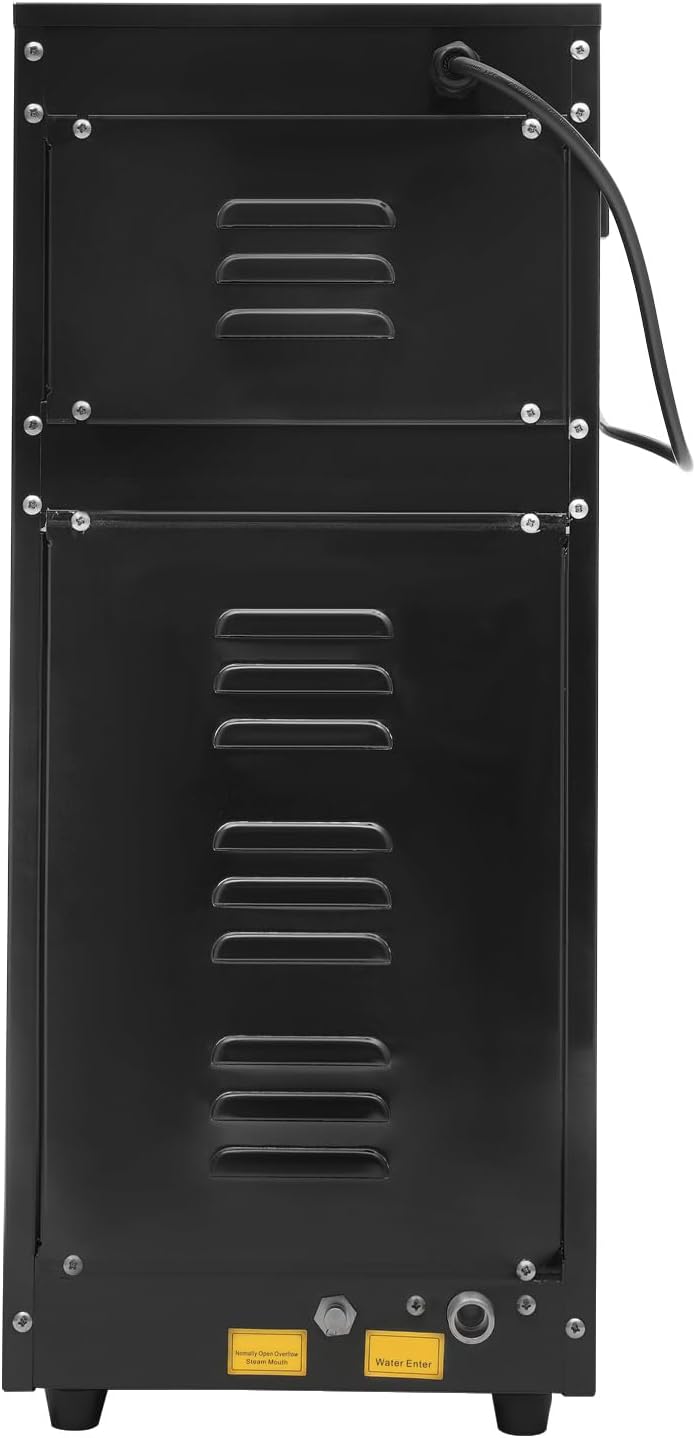 12L Commercial Hot Water Dispenser, 3000W Stainless Steel Water Boiler Electric Countertop Hot Drinking Machine with Timer & Fast Heating for Boba Tea Coffee Office Restaurant Hotel (Black)