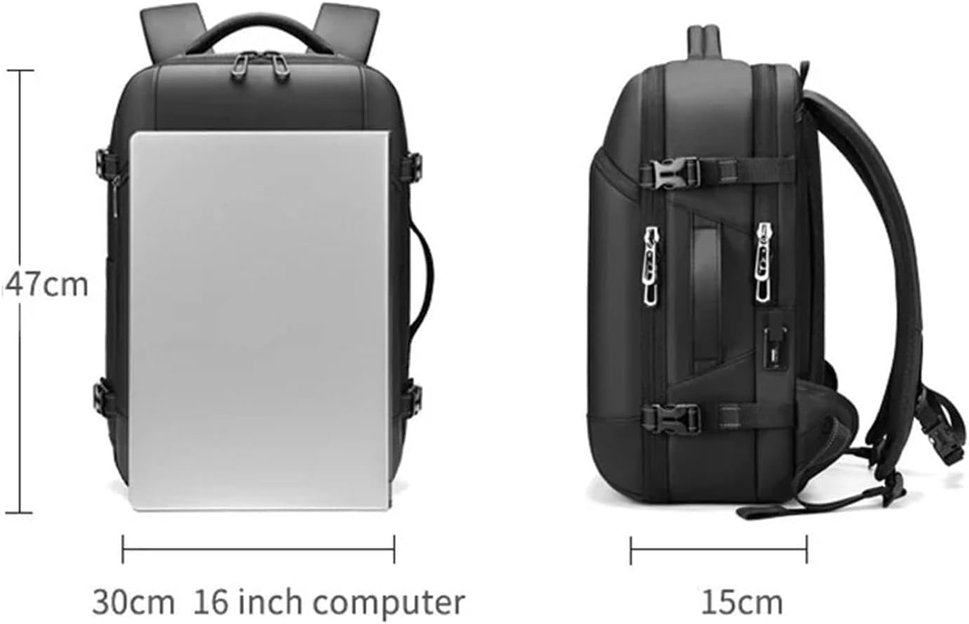 Vacuum Bags For Travel Large Capacity Backpack Expandable Compression