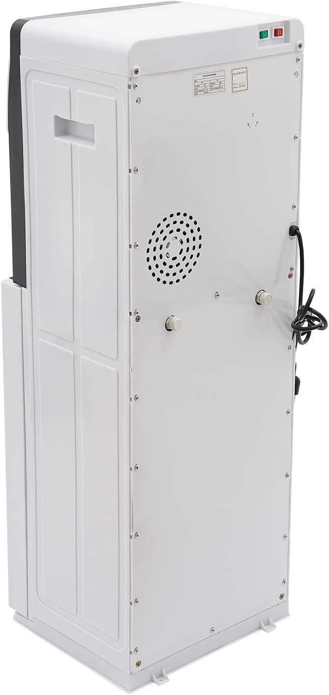 500W Bottom Loading Water Dispenser with 3 Temperature Settings, Hot & Cold Standing Water Dispenser Storage Cabinet Drinking Fountain for Home, Office, Holds 3 or 5 Gallon Bottles (White)