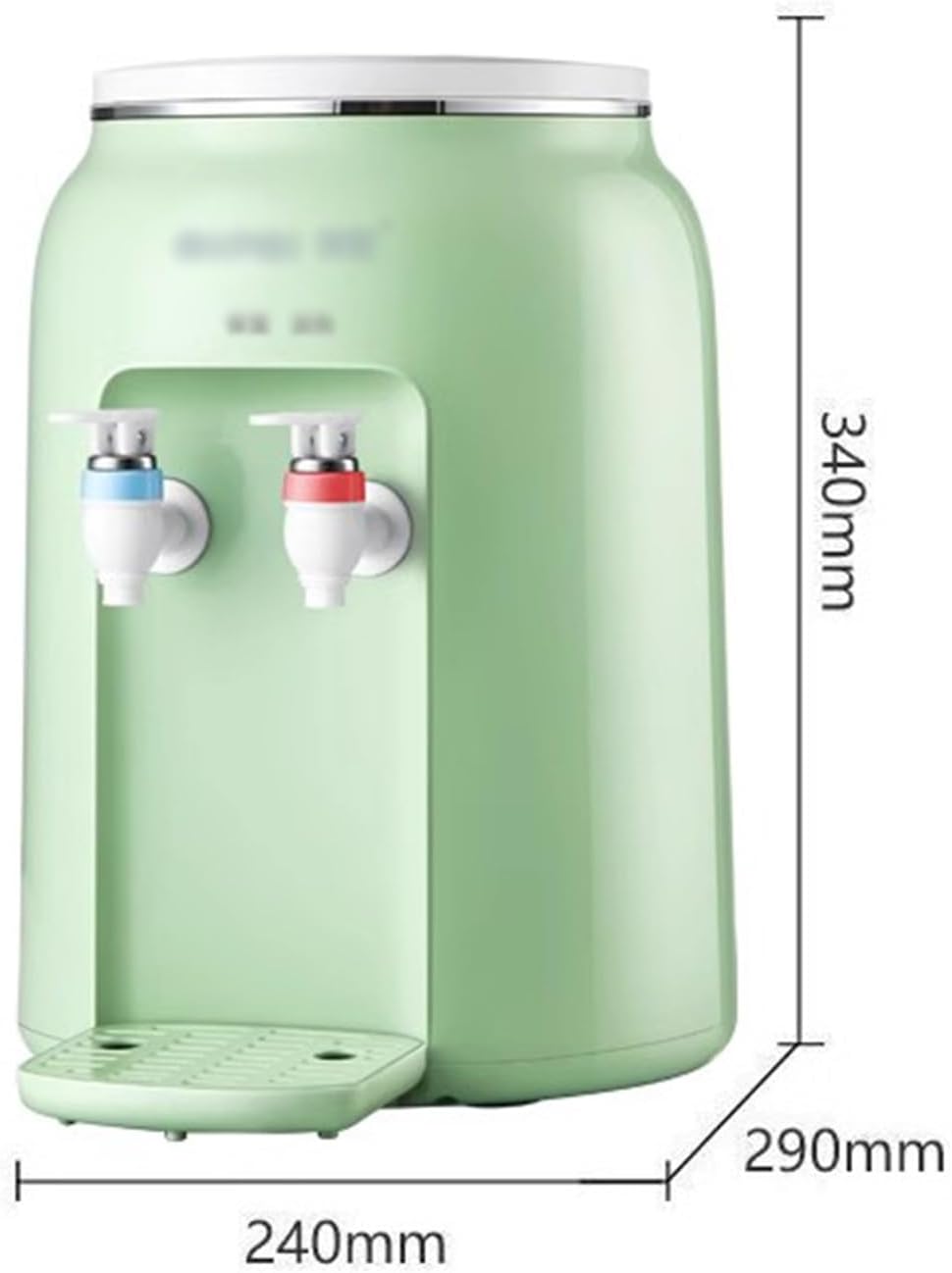 Water Dispenser Small Water Dispenser Household Desktop Instant Hot Desktop Mini Heated Mineral Spring Bucket Water Dormitory Water Cooler Dispenser(B)