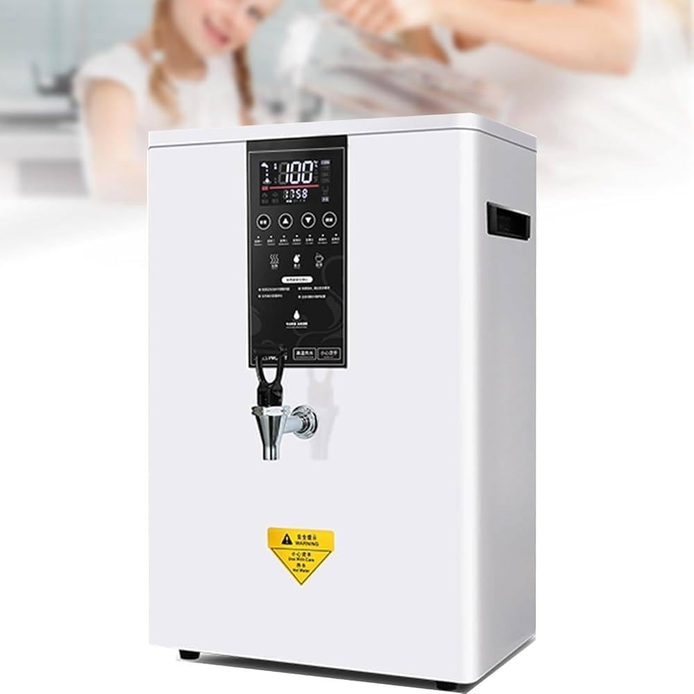 Wall-Mounted Instant Hot Water Dispenser - Electric Kettle with Temperature Control and Spout for Fast Boiling Water - Perfect for Coffee, Home, and Office Use(White,80L)