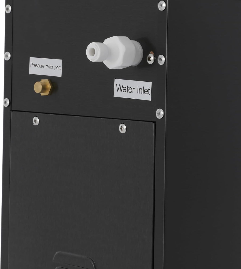 Commercial Hot Water Dispenser 30L 3000W Electric Countertop Water Boiler Stainless Steel for Coffee Tea Restaurant Office, Step-heating Temperature Control 86-206.6℉