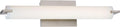 GEORGE KOVACS P5044-084-L Tube LED Vanity Bath Light, 1-Light, 20 Total Watts, 4.75-in H x 20.5-in W, Brushed Nickel