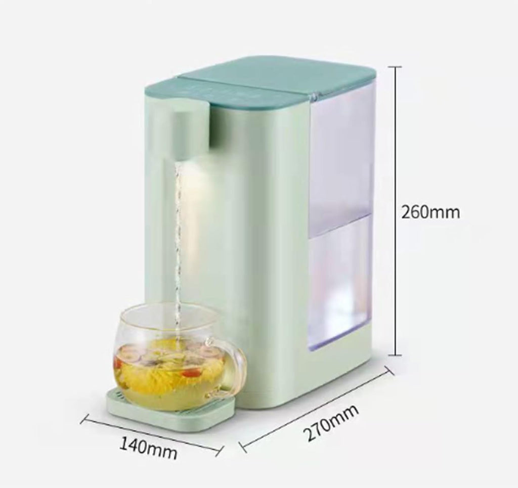 Instant Hot Water Dispenser Countertop Electric Kettle 5 Temperature Adjustable Adjustable 5 Temperatures & 2 Water Outputs, 102 Ounce 3L Water Tank Capacity,A