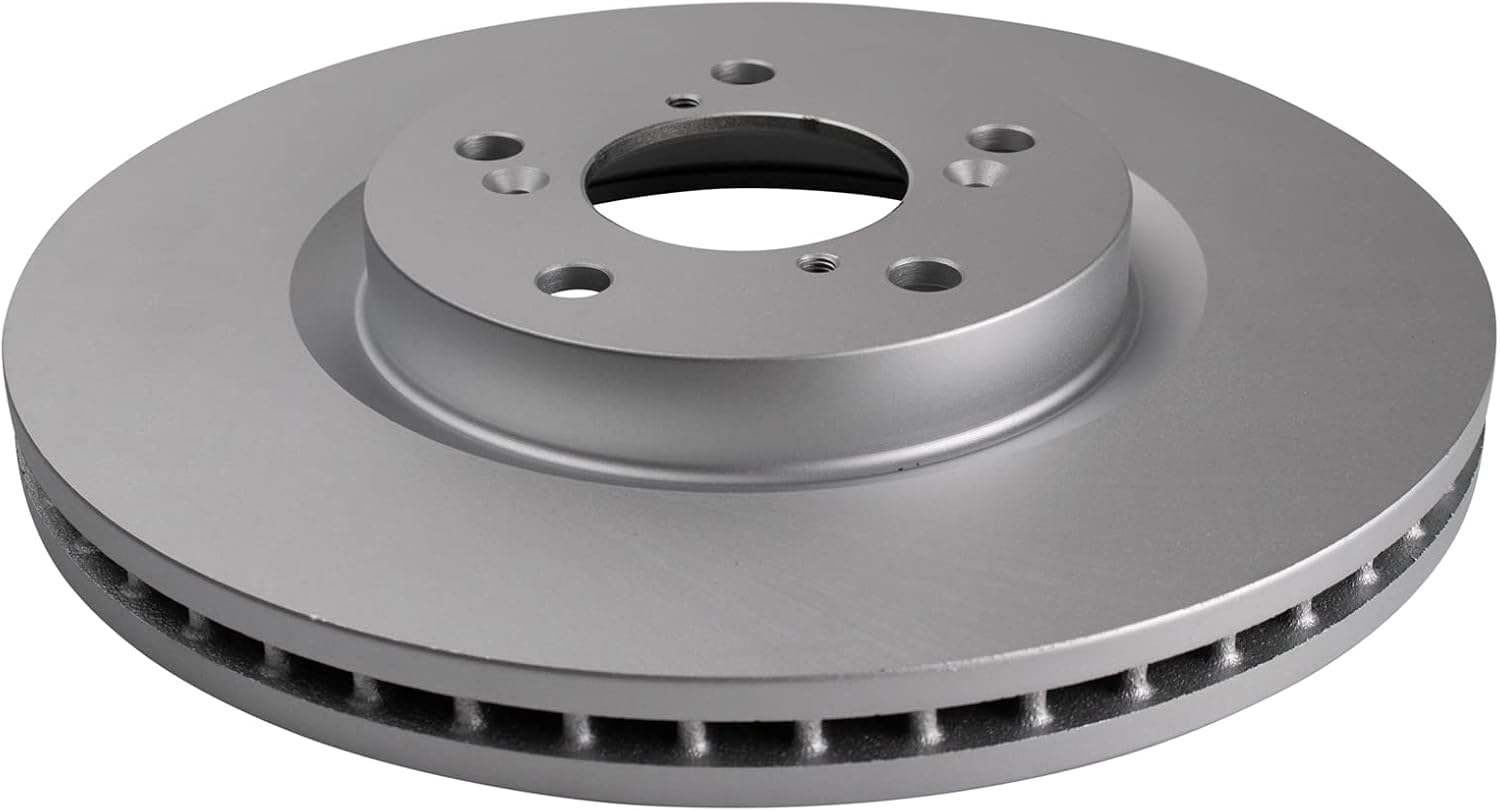 TRQ Front Brake Pad and Rotor Set Ceramic Coated Vented Rotors Compatible with 2011-2014 Honda Odyssey