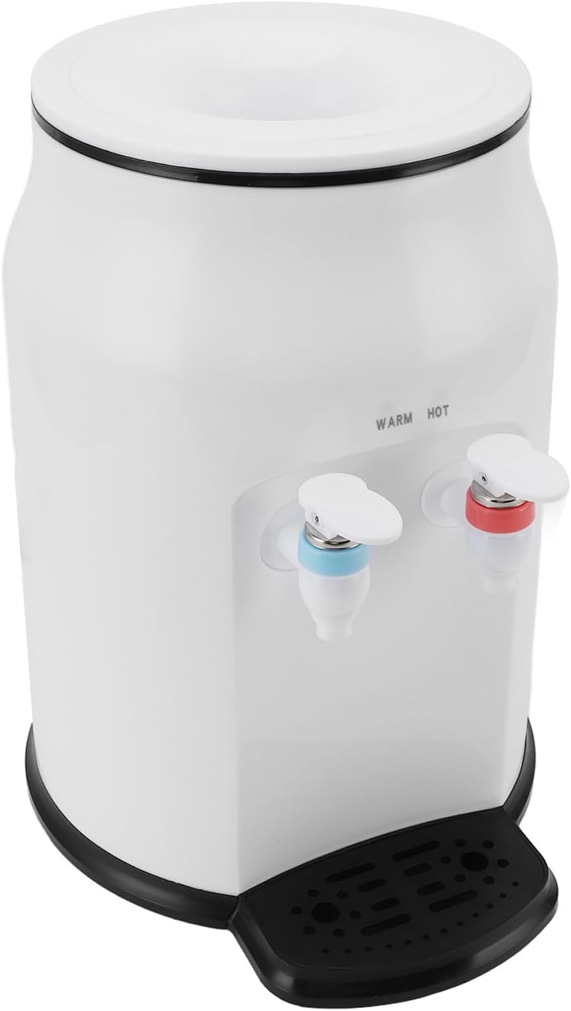 Countertop Water Dispenser, 500W Electric Hot Water Dispenser, Top Loading, 85 to 95°C Hot Water, ABS Material, US Plug 110V, 9.4x13.4in Size