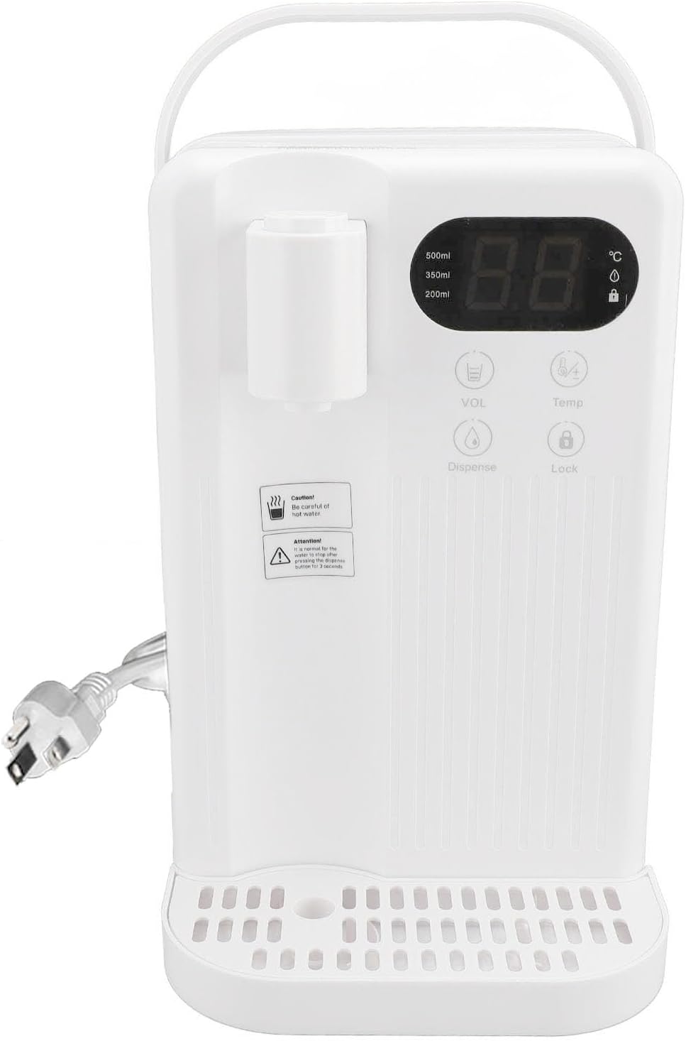 Instant Hot Water Dispenser, 3L/106 Oz Adjustable 12 Temperature Fast Heating Electric Water Boiler, Countertop Small Water Dispenser Electric Kettles with Child Lock (US Plug