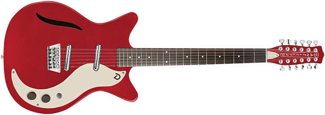 Danelectro Vintage 12 String Electric Guitar - Red Metallic