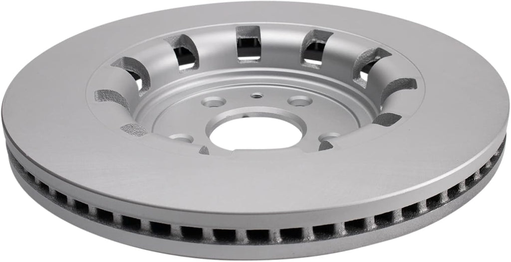 TRQ Front Brake Pad and Rotor Set Ceramic Coated Vented Rotors Compatible with 2013-2019 Ford Explorer Flex Police Interceptor Sedan and Utility Special Service Police Sedan Taurus Lincoln MKS MKT