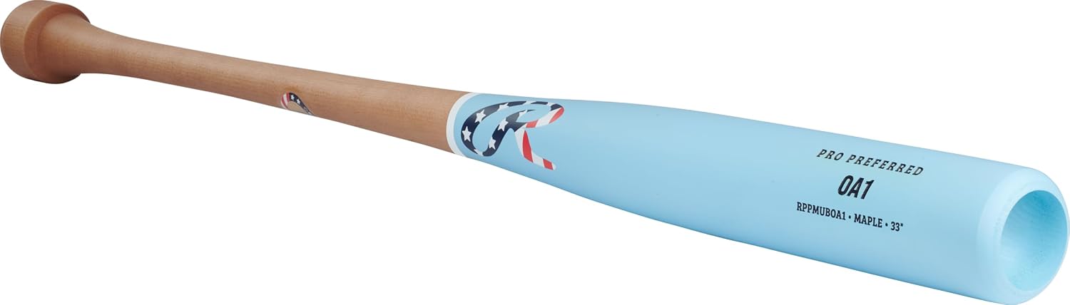 Rawlings | Pro Preferred Maple Wood Baseball Bat | Gameday Profile - Trout/Harper/Machado/Albies