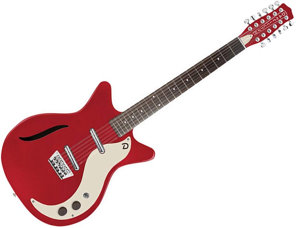 Danelectro Vintage 12 String Electric Guitar - Red Metallic