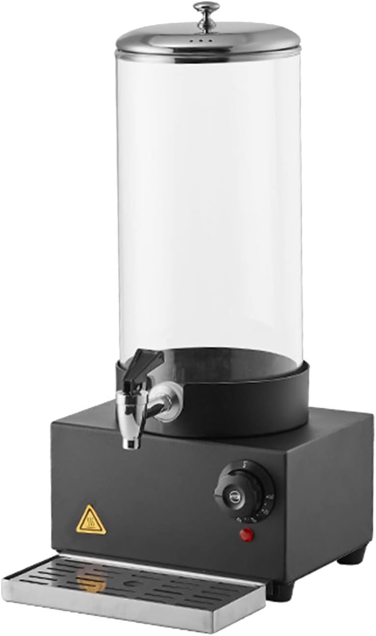 Electric Insulated Drink Dispenser, Beverage Dispenser with Spigot for Hot Tea, Coffee, Cold Milk, Water, Juice, Cafeteria,Transparent style-7L